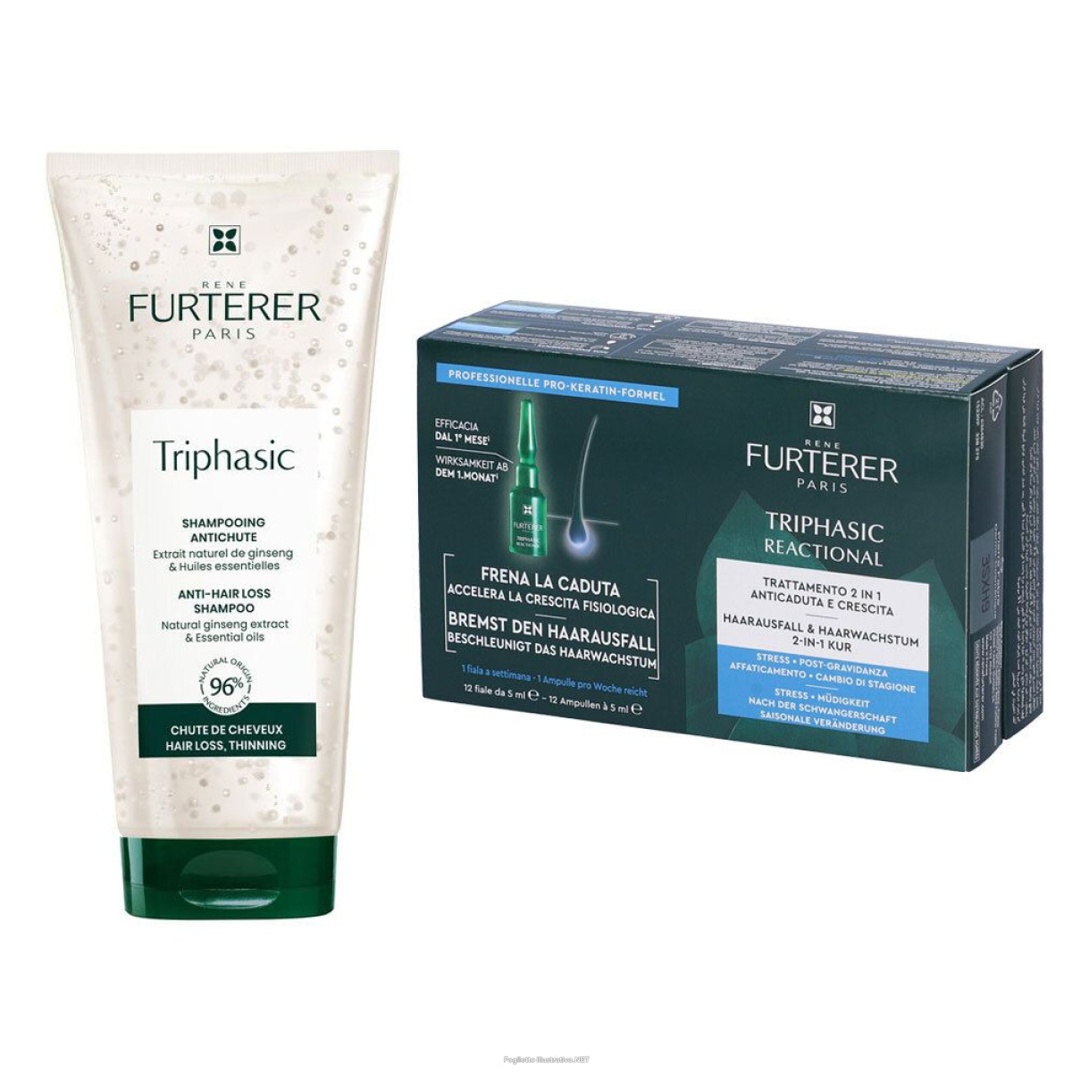 Cerca Offerte di rené furterer triphasic reactional trattamento 2-in-1 anticaduta cresc e acquista online
