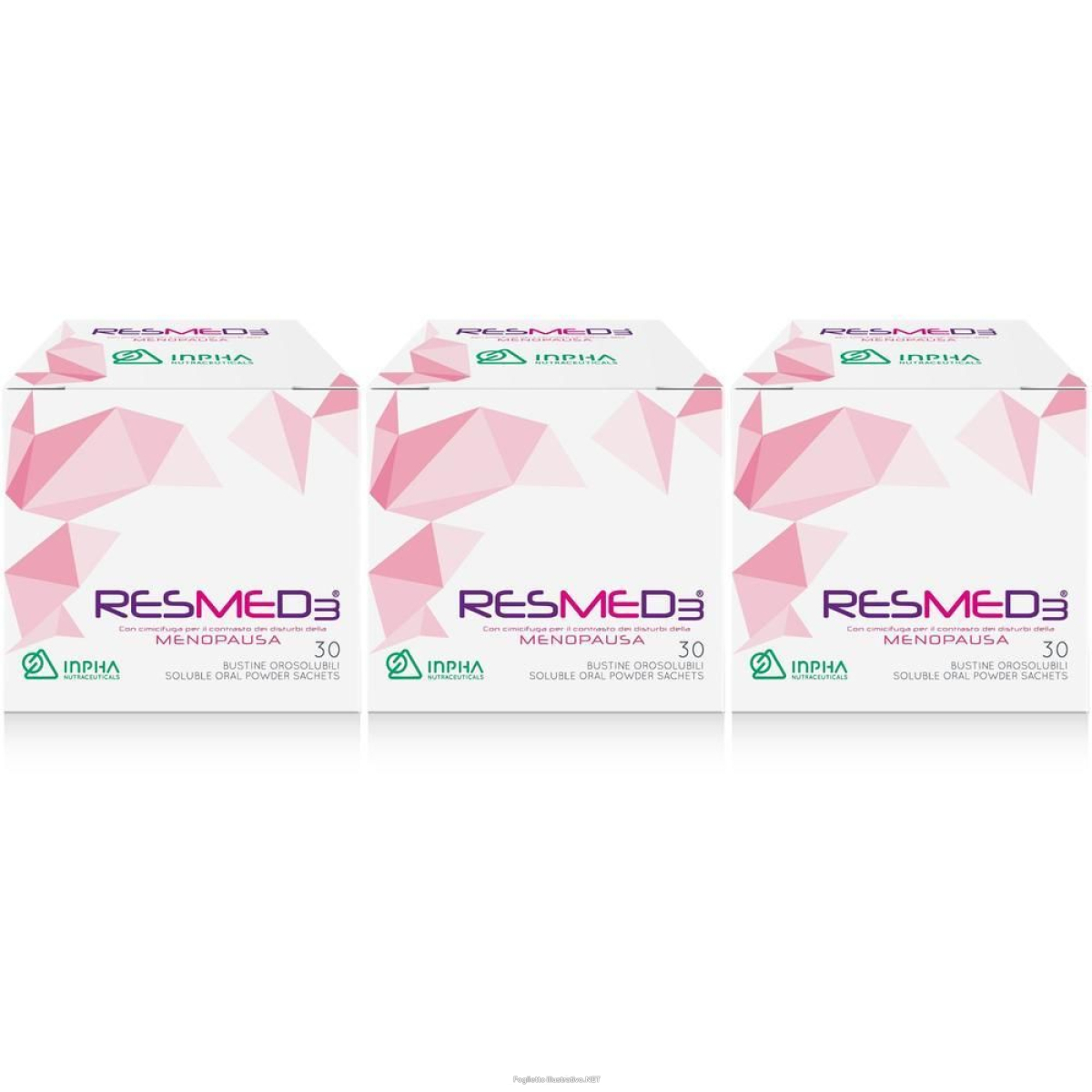 Cerca Offerte di resmed3® bustine - aiuta a contrastare i disturbi della menopausa 3x42 e acquista online