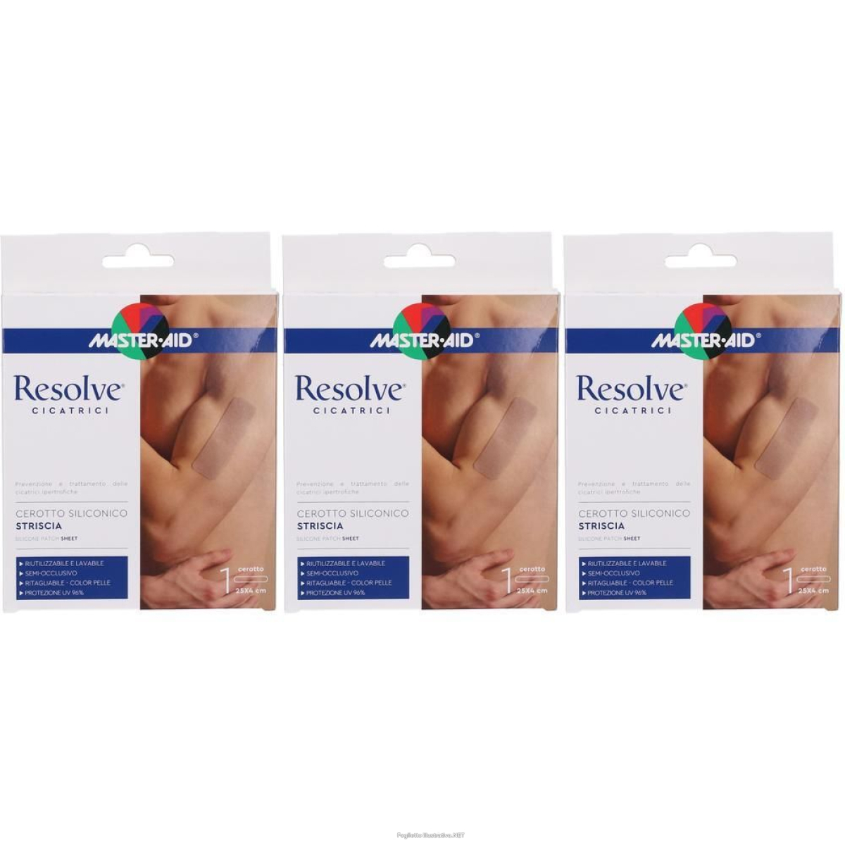 Cerca Offerte di resolve skin cicatrici protezione adesiva spf50+ 3x1 st e acquista online