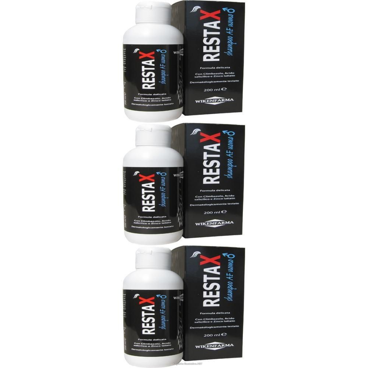 Cerca Offerte di restax shampoo af uomo 200 ml 3x200 ml e acquista online