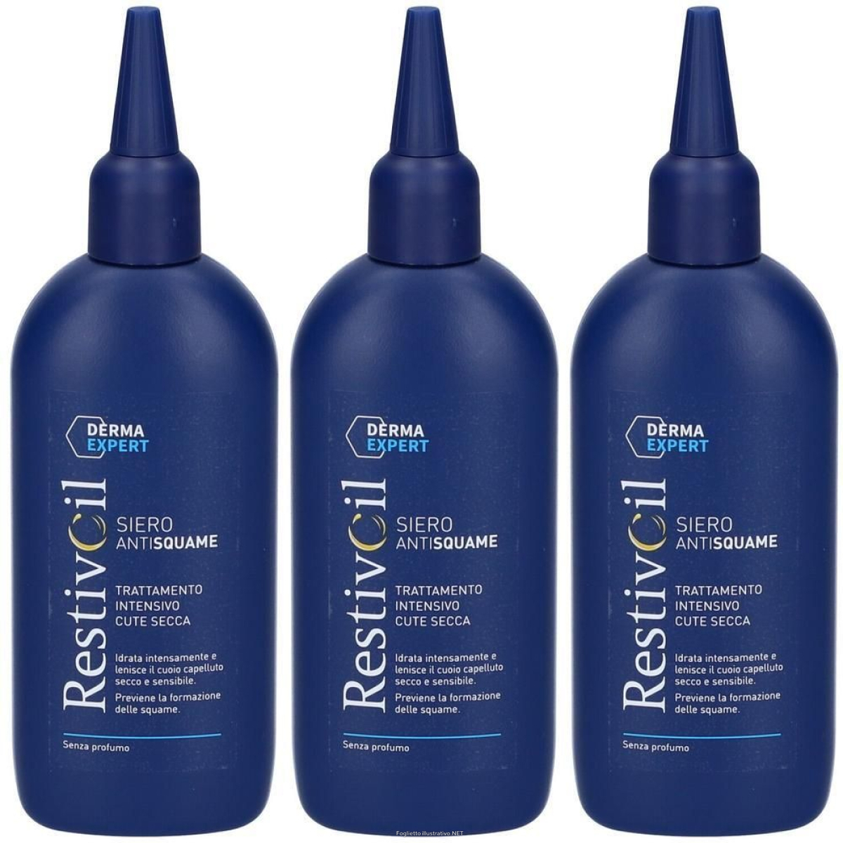 Cerca Offerte di restivoil derma expert siero antisquame 3x150 ml shampoo e acquista online