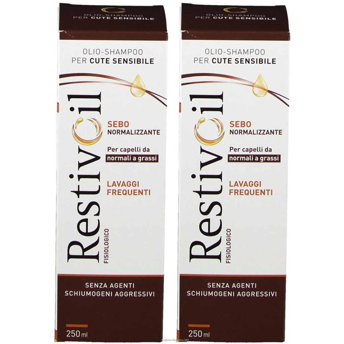 Cerca Offerte di restivoil fisiologico sebonormalizzante set da 2 2x250 ml shampoo e acquista online