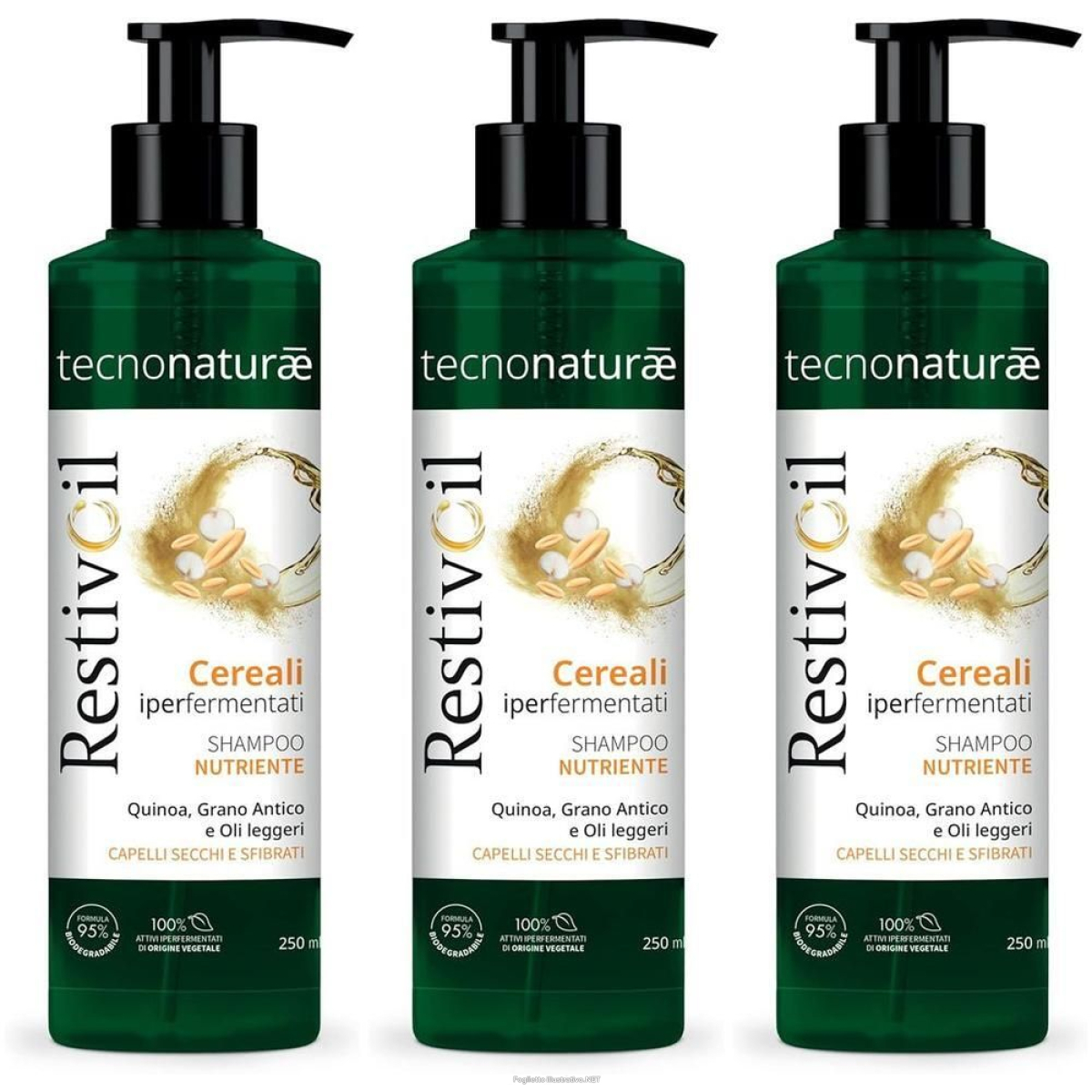 Cerca Offerte di restivoil tecnonaturae shampoo nutriente cereali iperfermentati 3x250 e acquista online