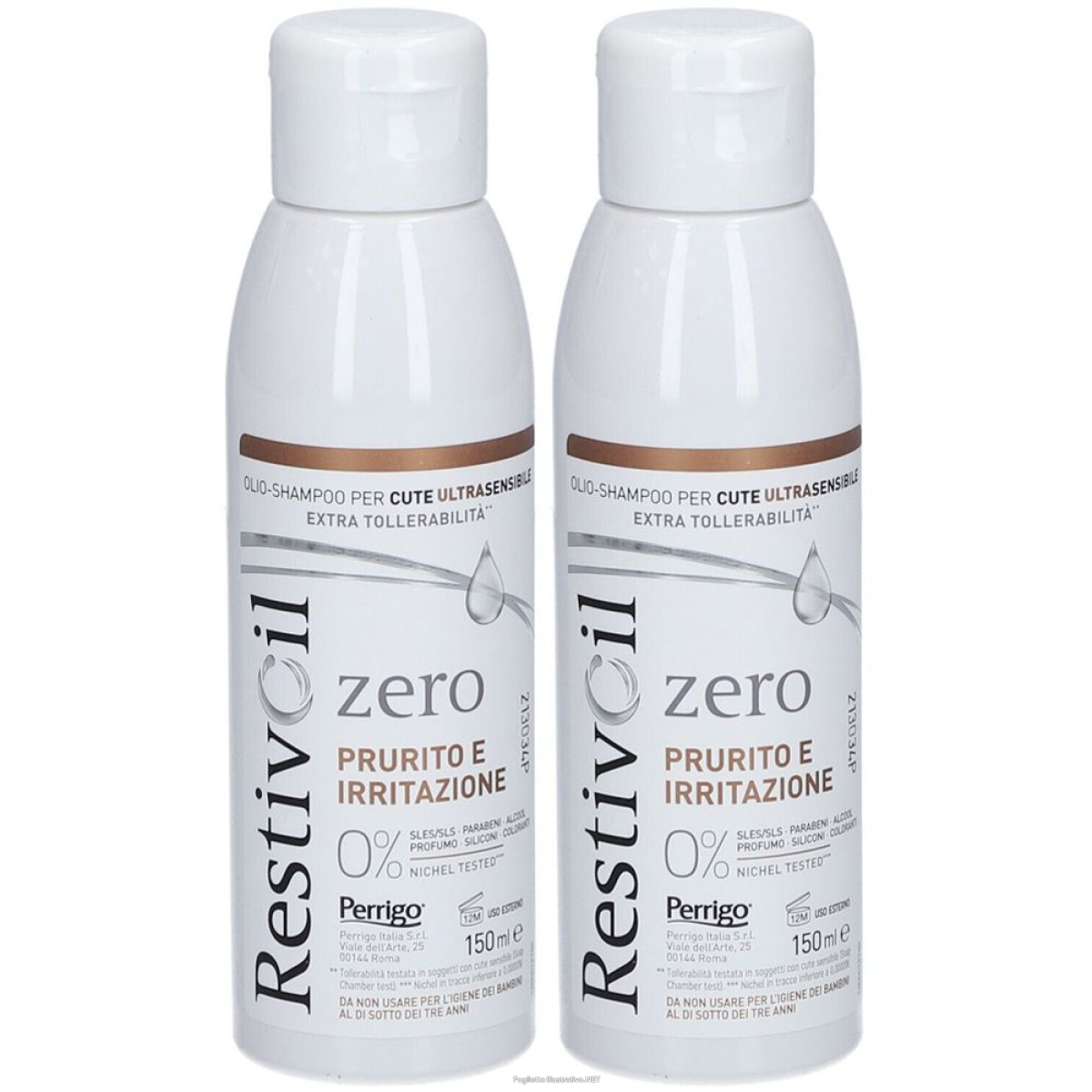 Cerca Offerte di restivoil zero prurito set da 2 2x150 ml shampoo e acquista online