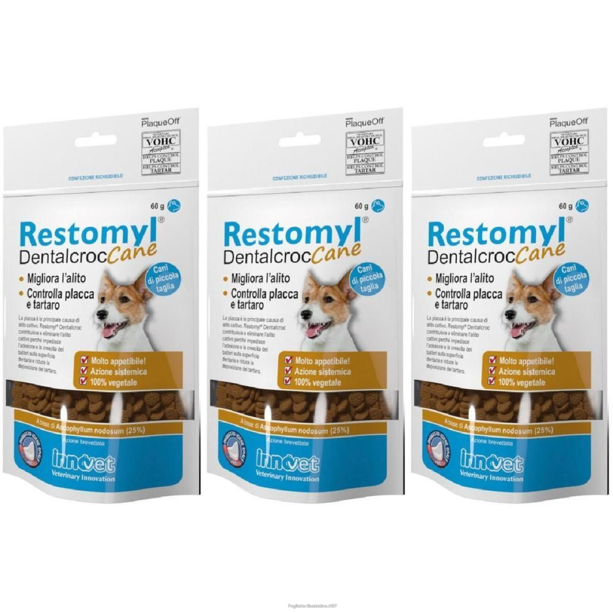 Cerca Offerte di restomyl dentalcroc cani piccola taglia busta 60 g 3x60 g e acquista online