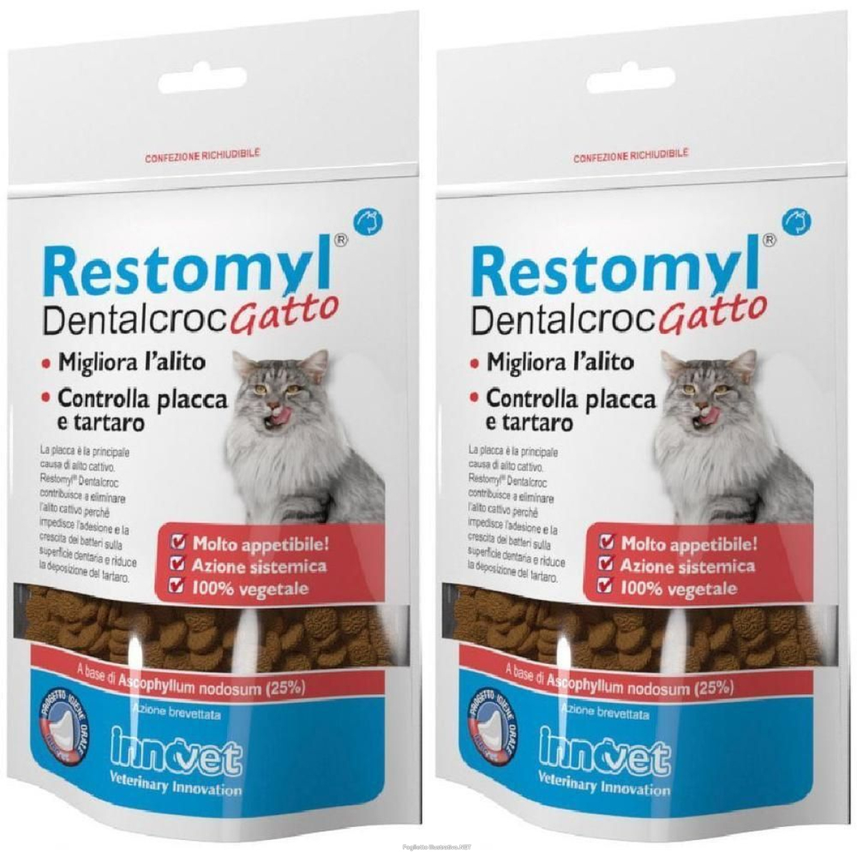 Cerca Offerte di restomyl dentalcroc gatto busta 60 g 2x60 g e acquista online