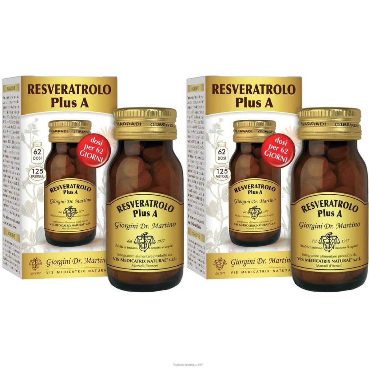 Cerca Offerte di resveratrolo plus a 125 pastiglie 2x50 g e acquista online