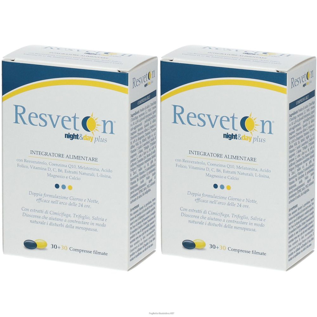 Cerca Offerte di resveton® night & day set da 2 2x60 pz capsule e acquista online