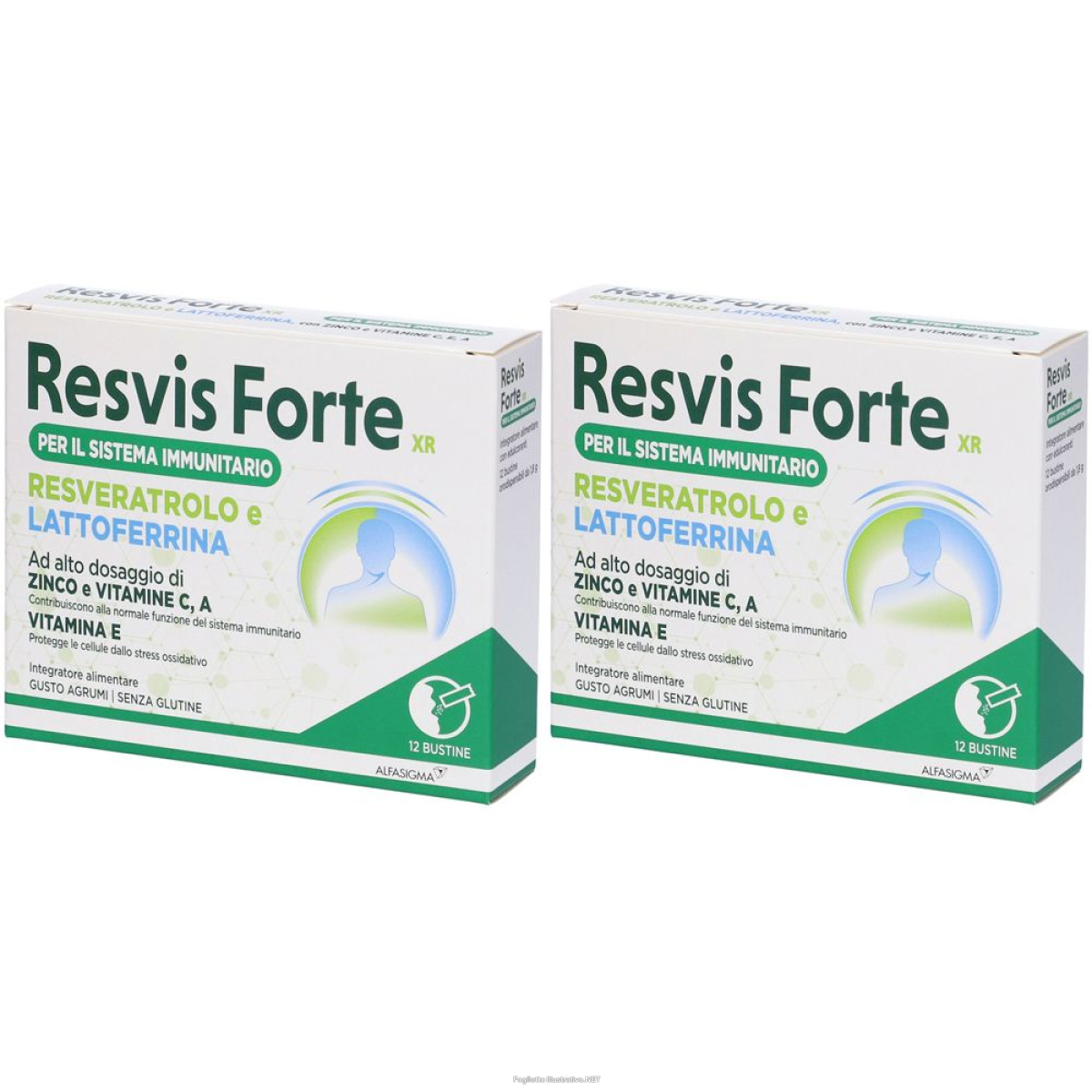 Cerca Offerte di resvis forte xr alfasigma set da 2 2x12x1,8 pz bustina e acquista online