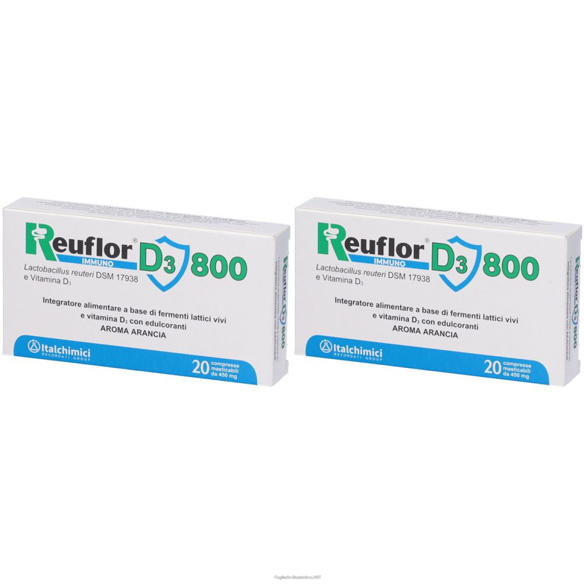 Cerca Offerte di reuflor® d3 800 set da 2 2x20 pz compresse e acquista online
