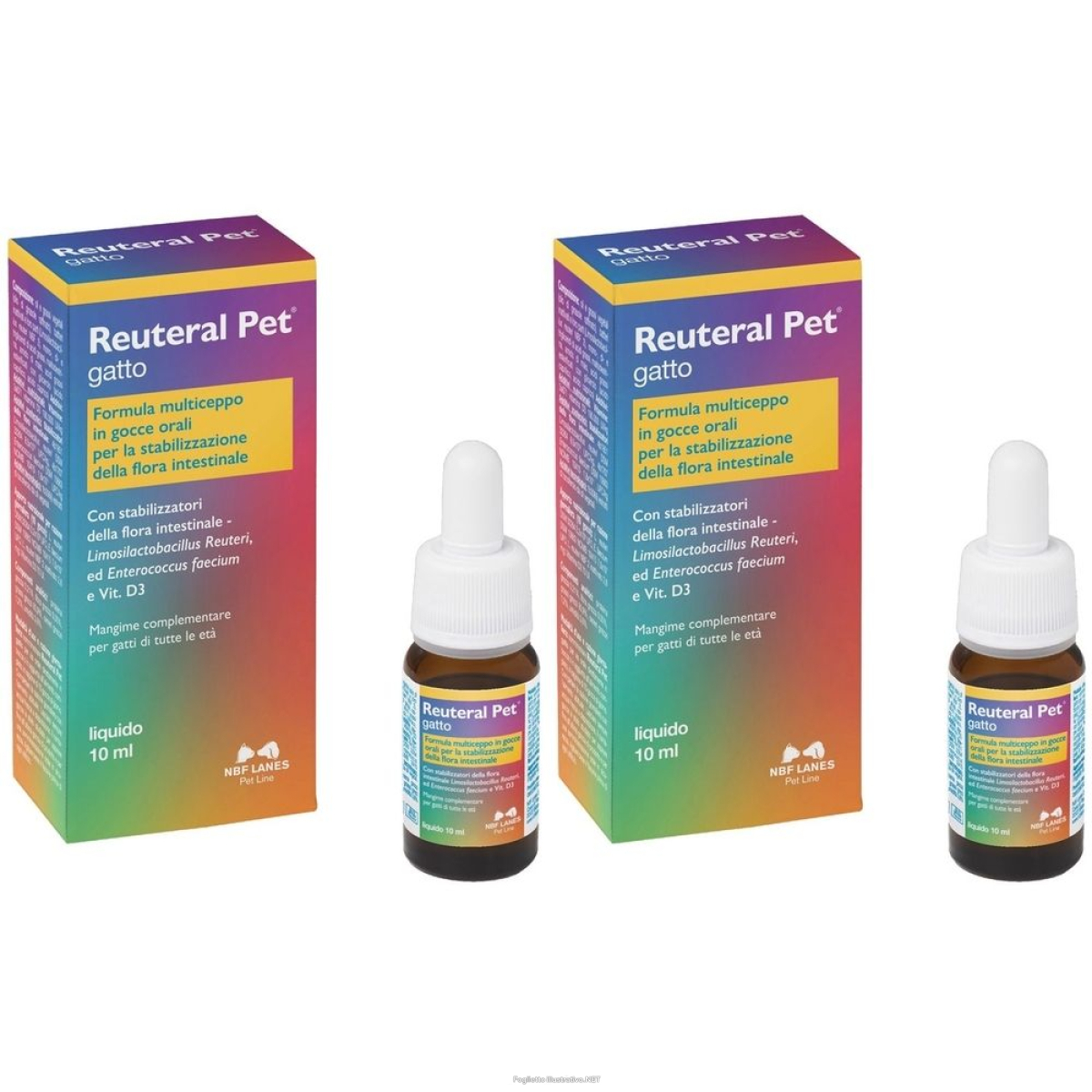 Cerca Offerte di reuteral pet gatto gocce 10 ml set da 2 2x10 ml orali e acquista online
