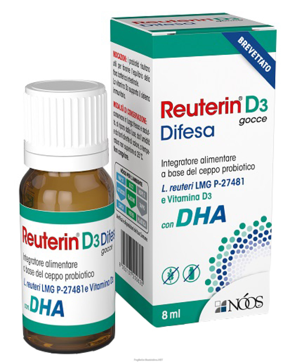 Cerca Offerte di reuterin d3 difesa integratore di fermenti lattici e vitamina d3 con dha gocce orali 8ml e acquista online