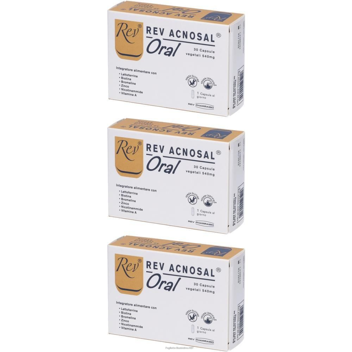 Cerca Offerte di rev acnosal oral 30 capsule 3x30 pz e acquista online
