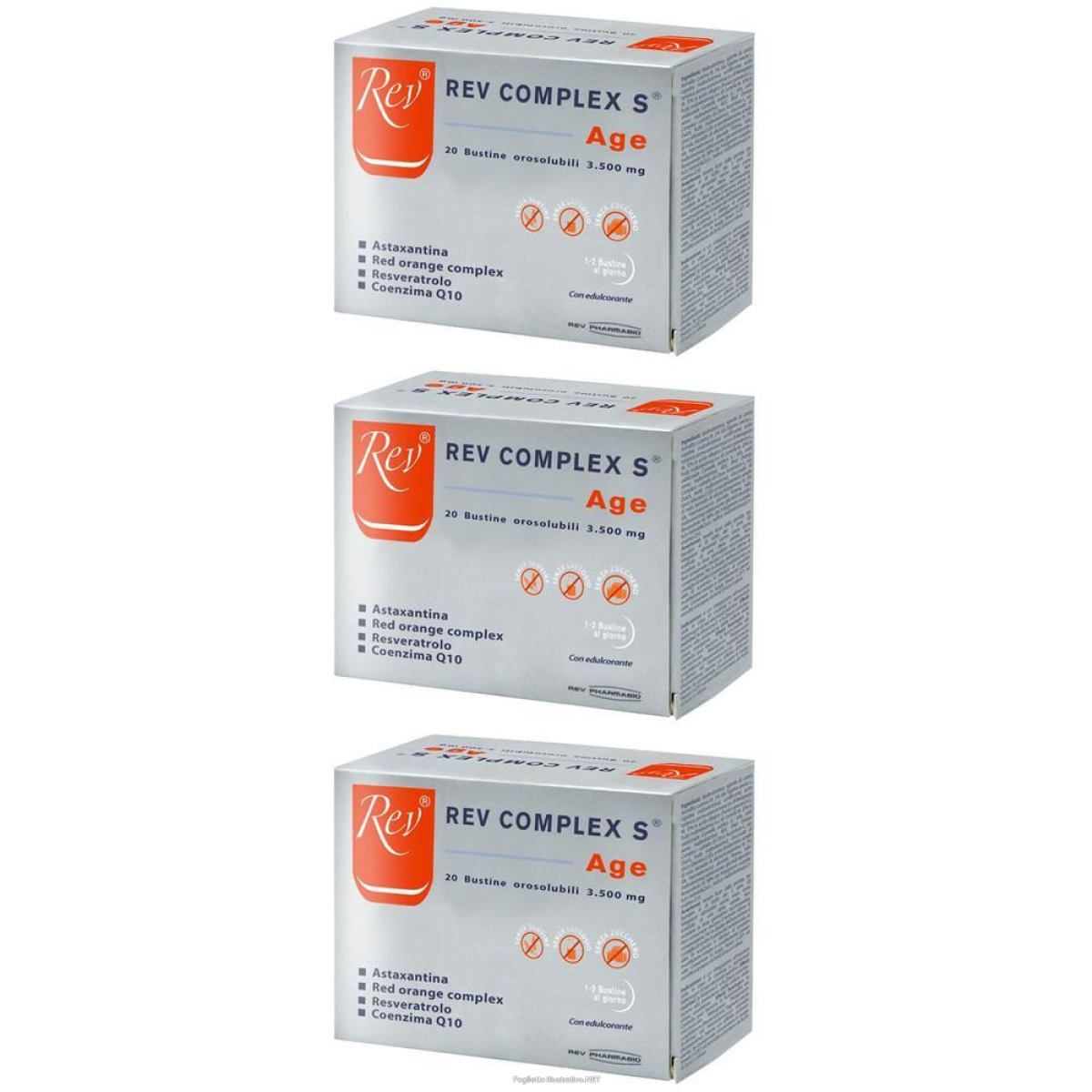 Cerca Offerte di rev complex s age bustine astuccio 3x70 g granuli e acquista online
