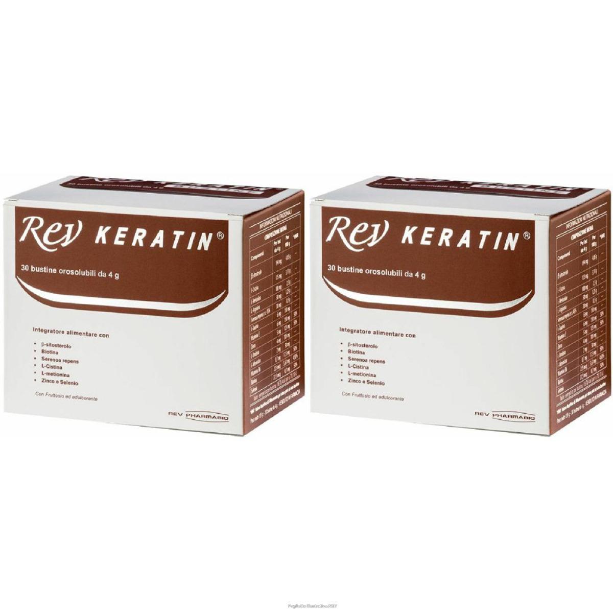 Cerca Offerte di rev keratin® set da 2 2x30 pz bustina e acquista online