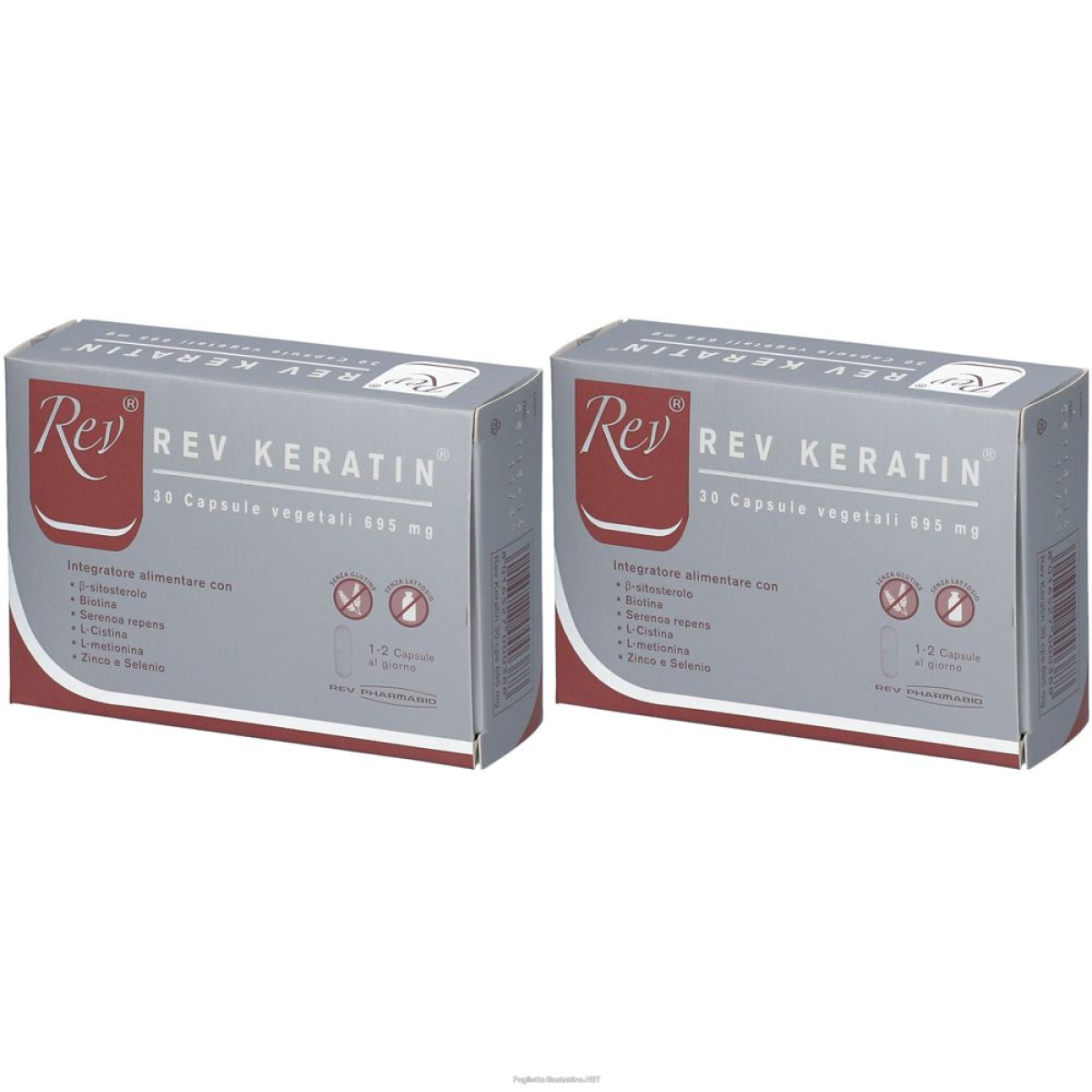 Cerca Offerte di rev pharma keratin® set da 2 2x30 pz capsule e acquista online