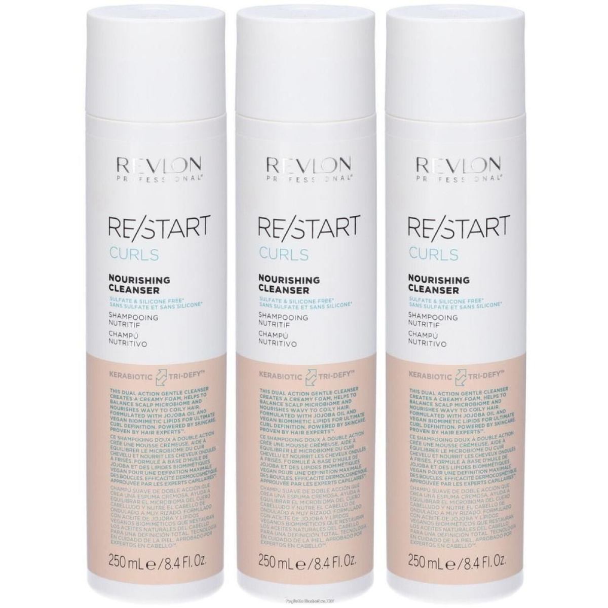 Cerca Offerte di revlon professional re/start shampoo nutritivo capelli ricci 3x250 ml e acquista online