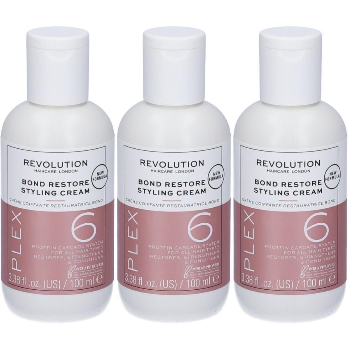 Cerca Offerte di Revolution haircare plex 6 bond restore styling cream 3x100 ml e acquista online