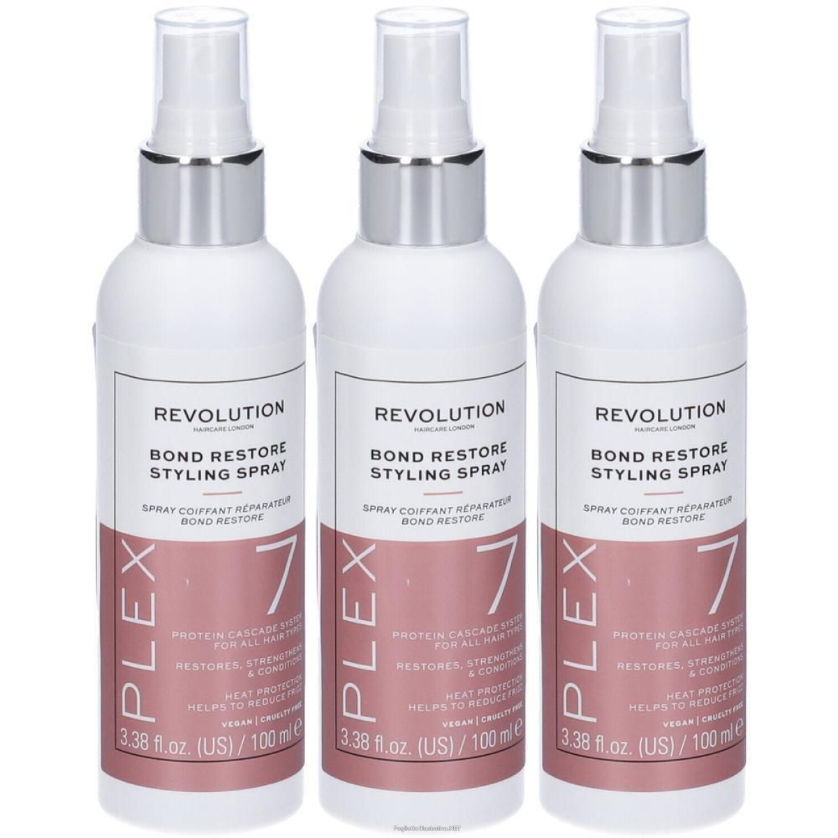 Cerca Offerte di revolution haircare plex 7 bond restore styling spray 3x100 ml e acquista online