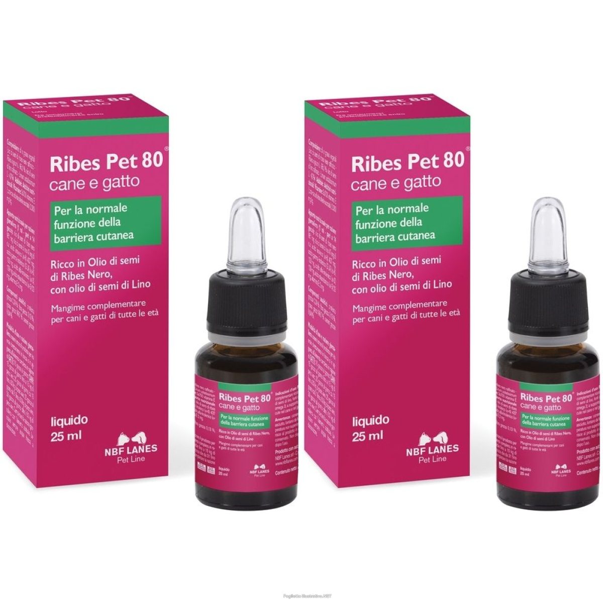 Cerca Offerte di ribes pet 80 gocce olio 25 ml con contagocce set da 2 2x25 ml or e acquista online