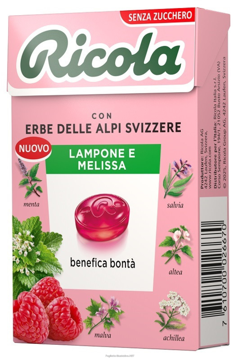 Cerca Offerte di ricola lampone e melissa caramelle alle erbe senza zucchero 50 grammi e acquista online