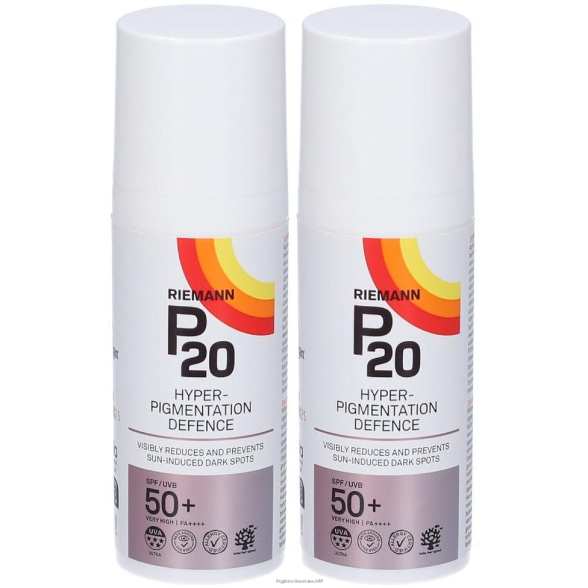Cerca Offerte di riemann p20 hyperpigmentation defence crema spf50+ 2x50 ml e acquista online