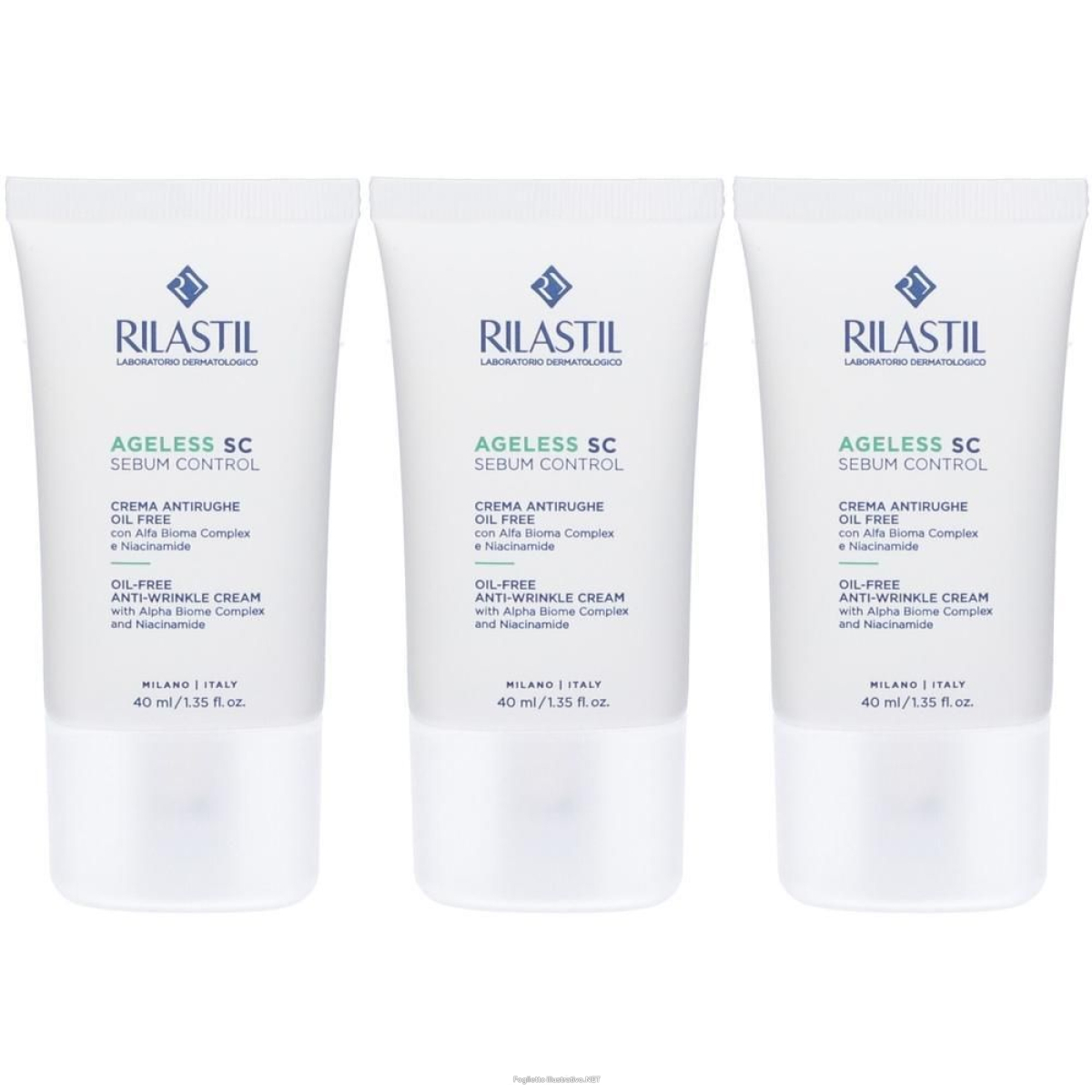 Cerca Offerte di rilastil® ageless sc sebum control crema antirughe oil free 3x40 ml cr e acquista online