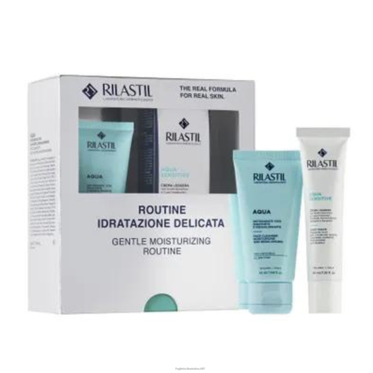 Cerca Offerte di rilastil cofanetto idratazione delicata 1 rilastil aqua detergente 50 ml + 1 rilastil aqua sensitive crema leggera 40 ml e acquista online