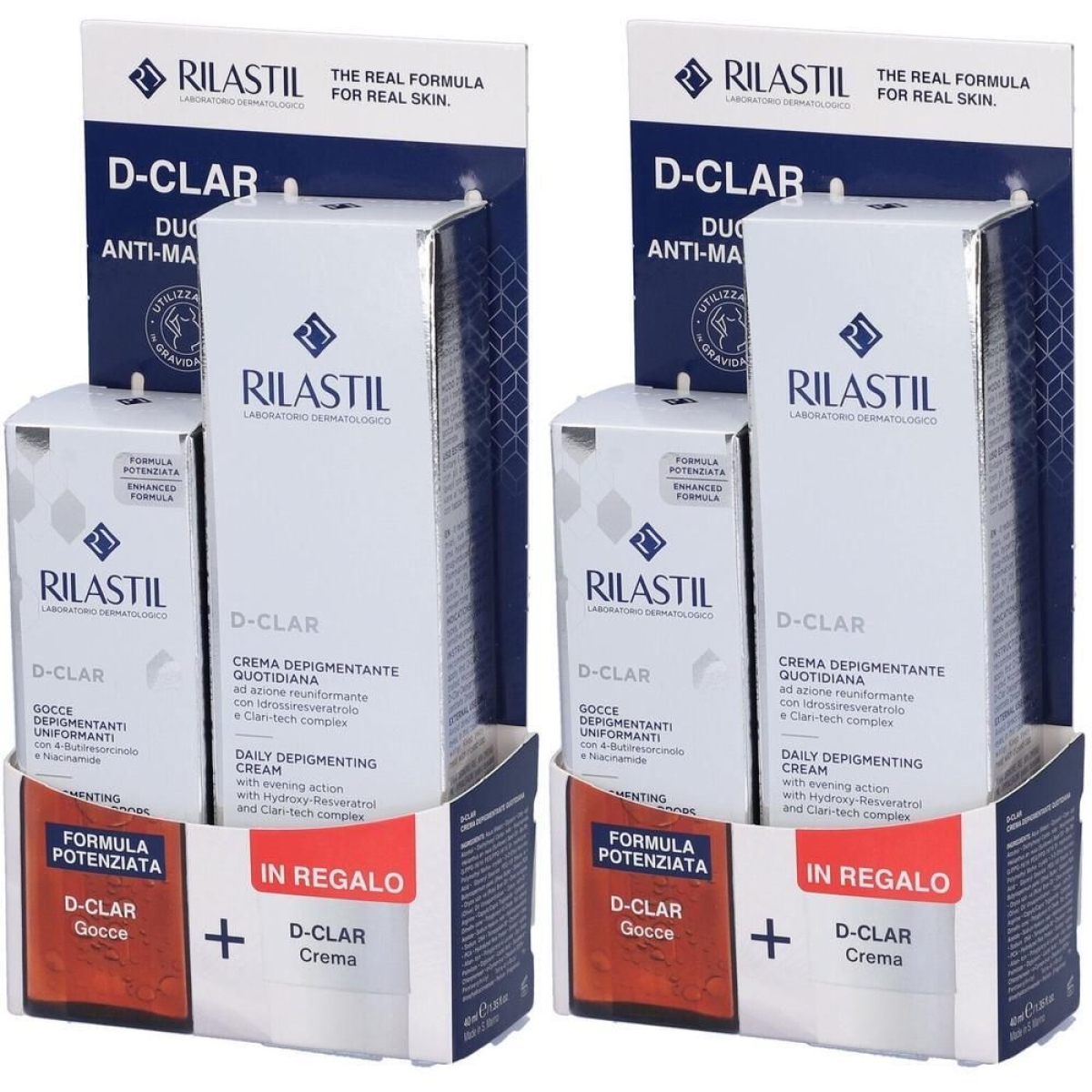 Cerca Offerte di rilastil d-clar cofanetto duo anti-macchie crema depigmentante 40ml + e acquista online