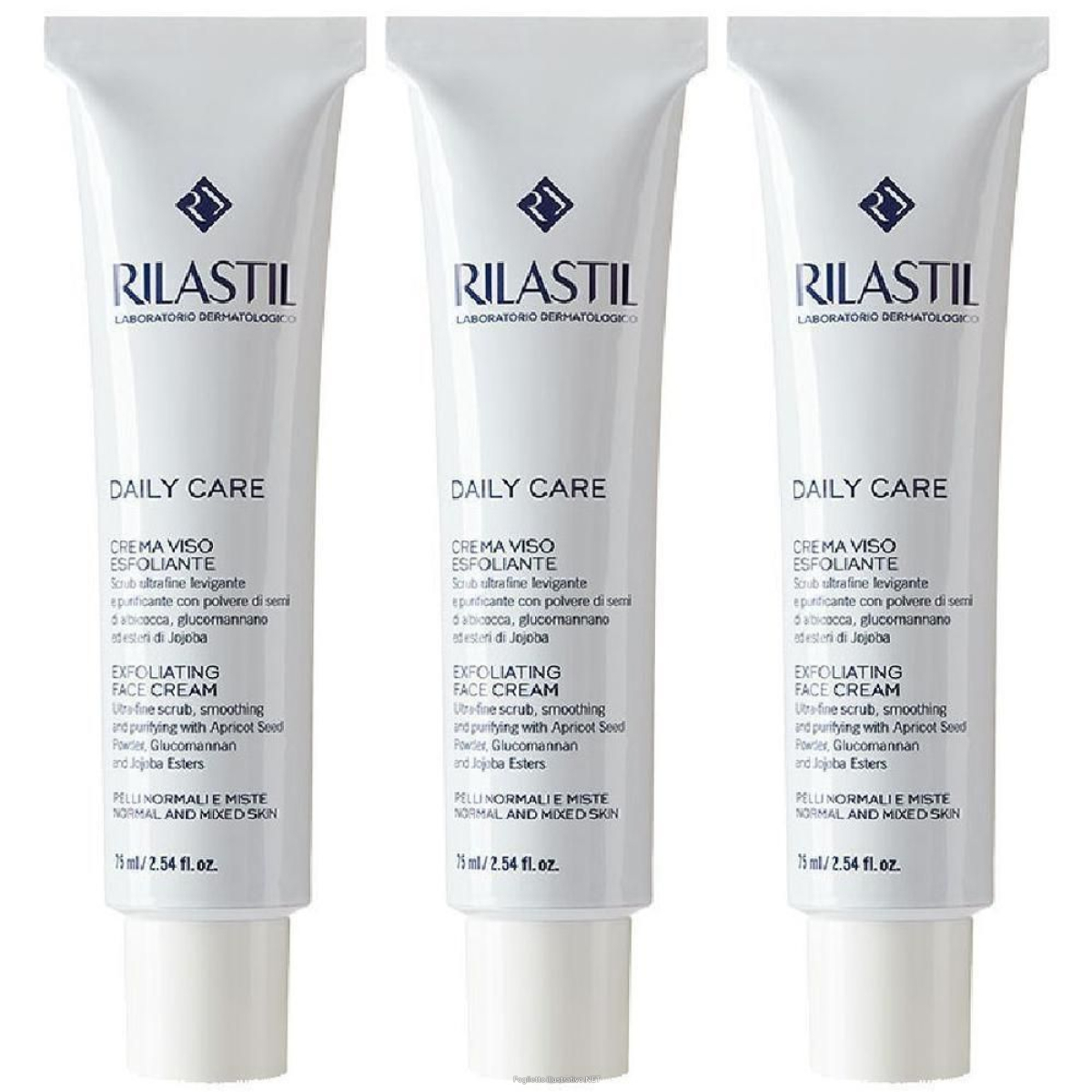 Cerca Offerte di rilastil® daily care crema viso esfoliante 3x75 ml e acquista online