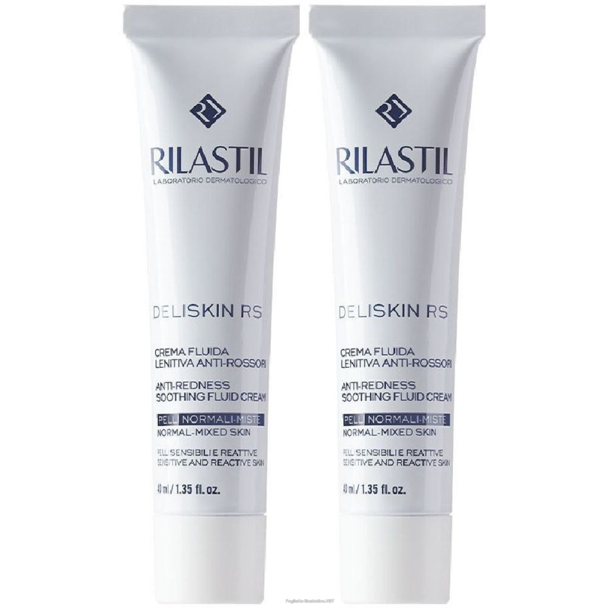 Cerca Offerte di rilastil® deliskin rs crema fluida lenitiva anti-rossori set da 2 2x40 e acquista online