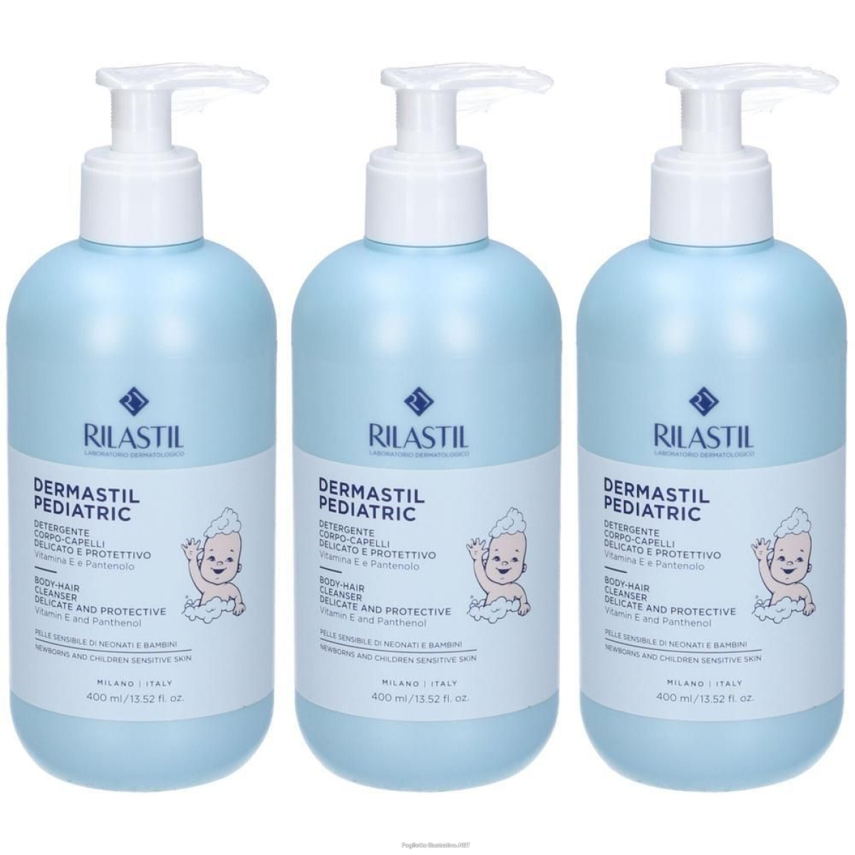 Cerca Offerte di rilastil® dermastil pediatric detergente corpo e capelli 3x400 ml e acquista online