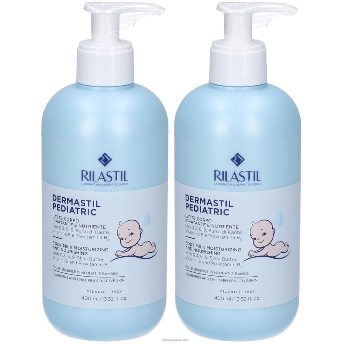 Cerca Offerte di rilastil® dermastil pediatric latte corpo 2x400 ml e acquista online
