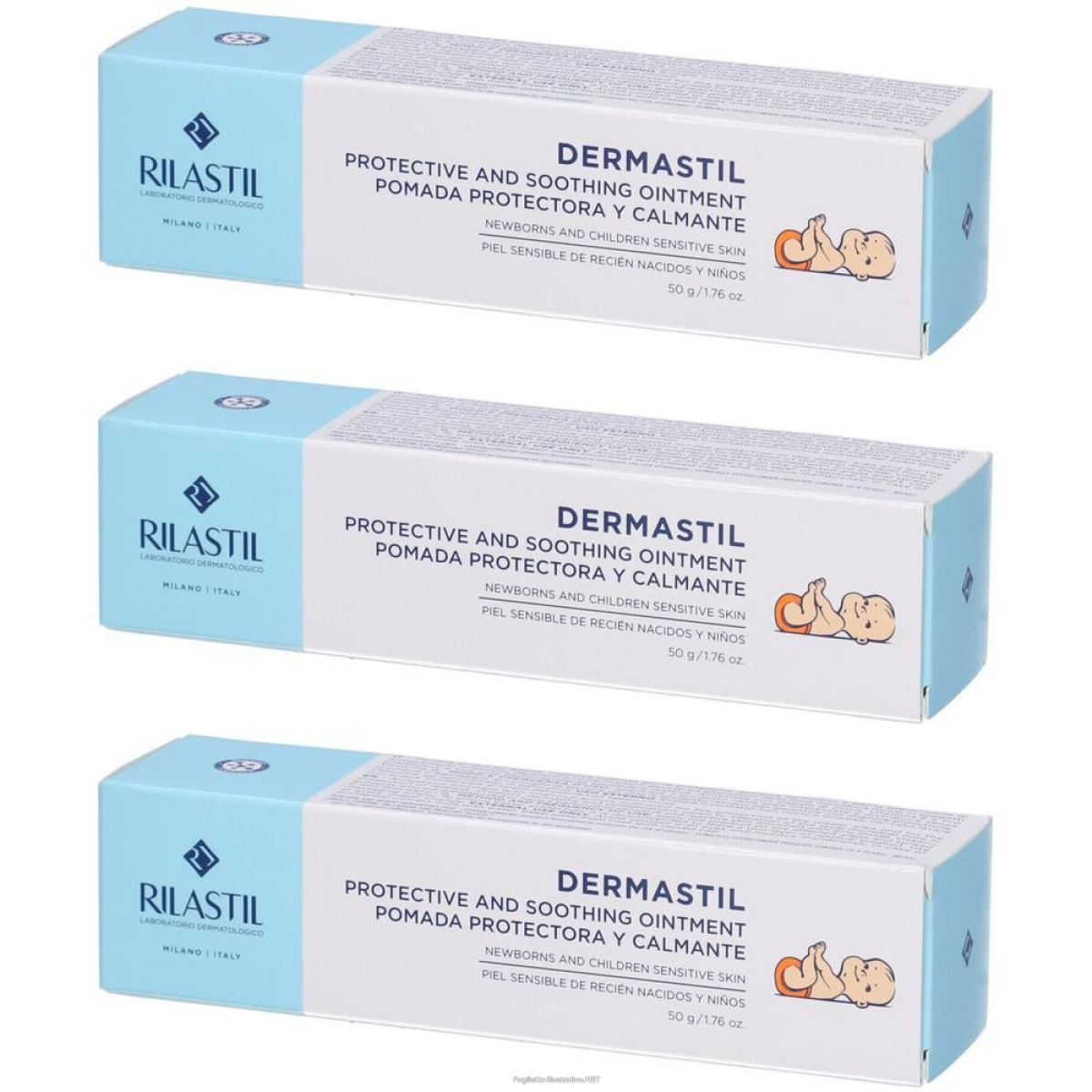 Cerca Offerte di rilastil® dermastil pediatric pomata protettiva lenitiva 3x50 g e acquista online