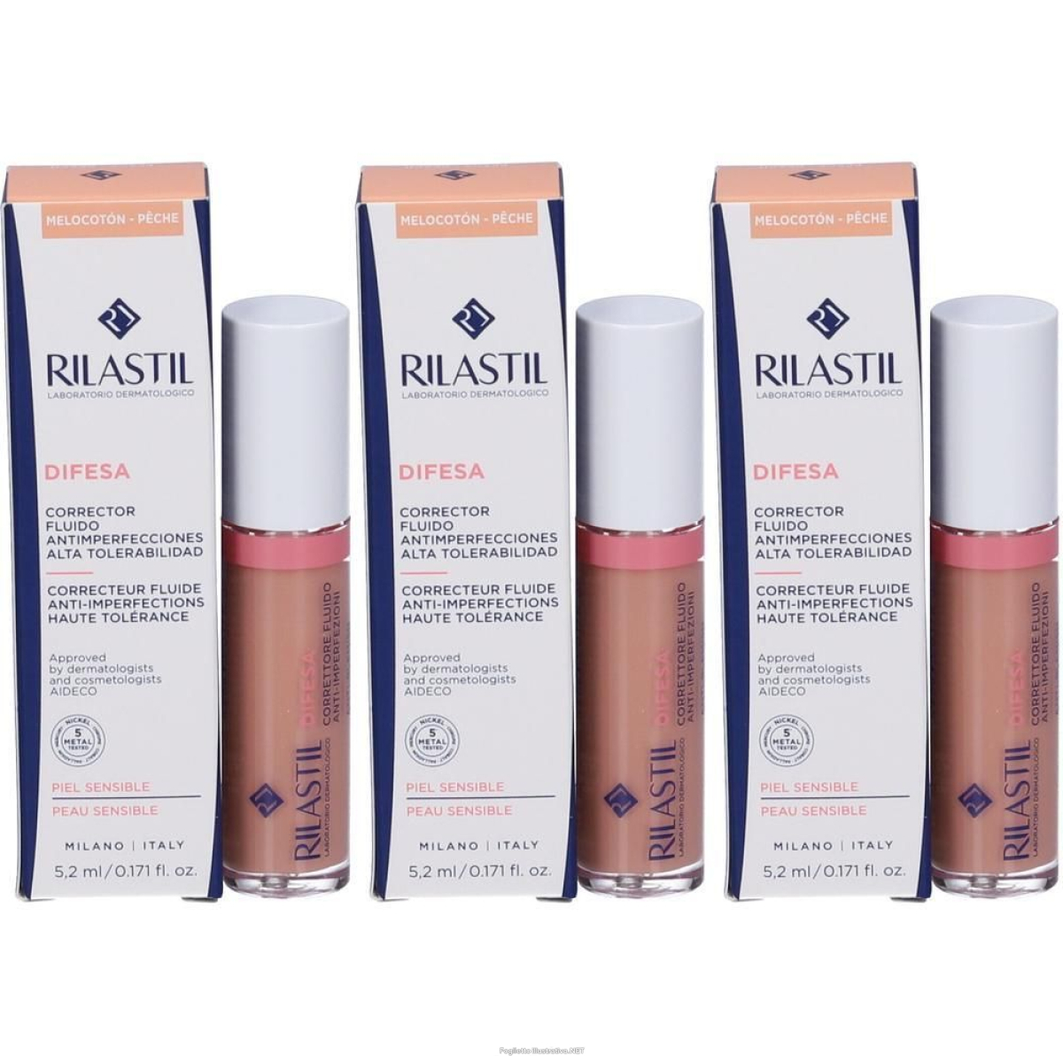 Cerca Offerte di rilastil® difesa correttore fluido anti imperfezioni colore pesca 3x8, e acquista online