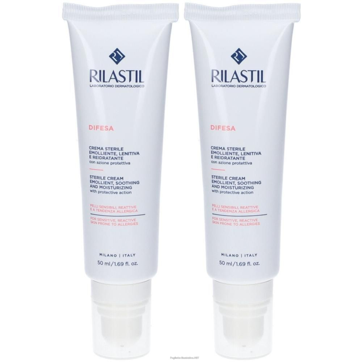 Cerca Offerte di rilastil difesa crema sterile emolliente lenitiva reidratante 2x50 ml e acquista online