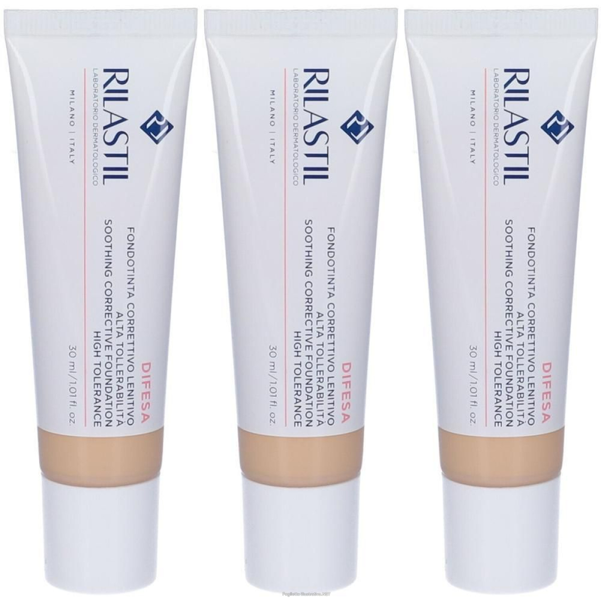 Cerca Offerte di rilastil® difesa fondotinta correttivo tonalitá 02 3x30 ml e acquista online