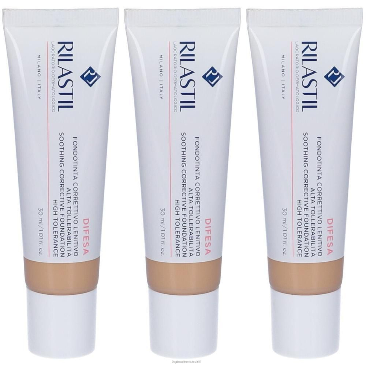 Cerca Offerte di rilastil® difesa fondotinta correttivo tonalitá 04 3x30 ml e acquista online