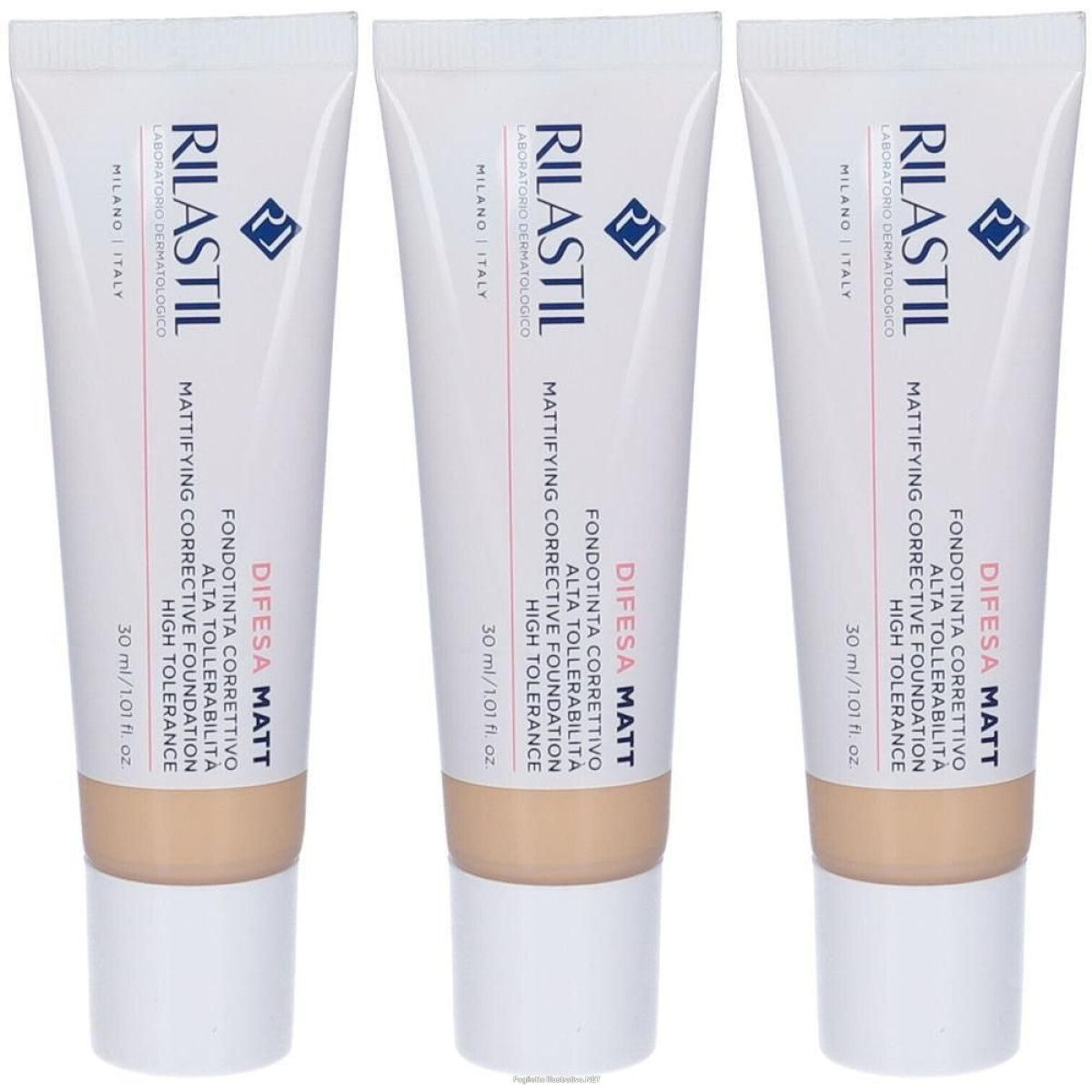 Cerca Offerte di rilastil® difesa matt fondotinta correttivo tonalitá 01 3x30 ml e acquista online