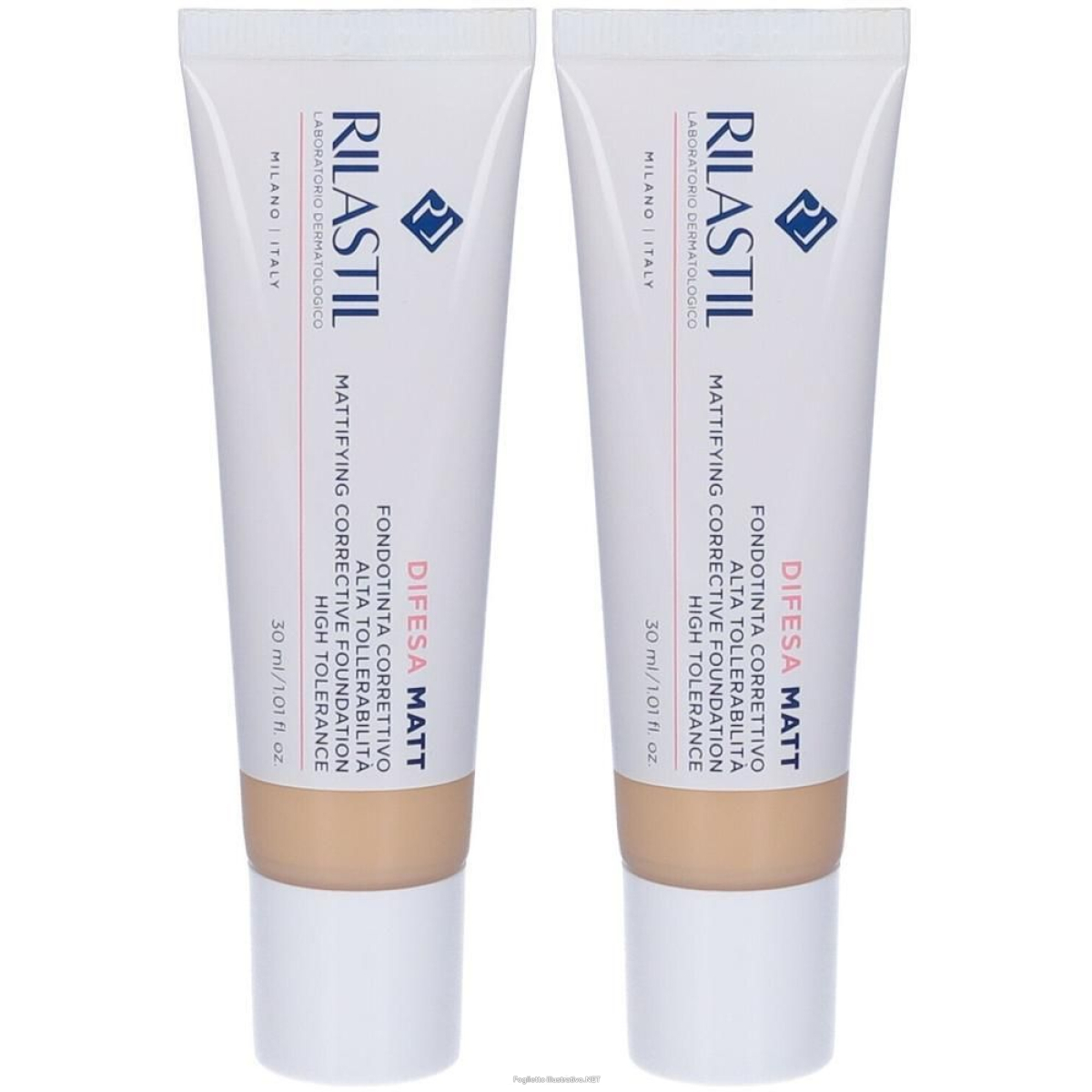 Cerca Offerte di rilastil® difesa matt fondotinta correttivo tonalitá 02 2x30 ml e acquista online
