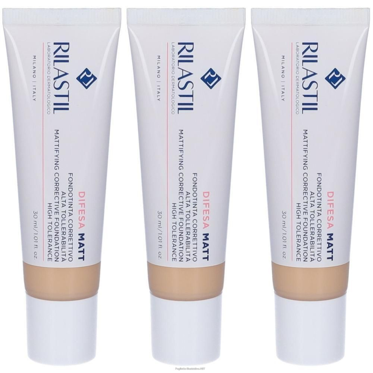 Cerca Offerte di rilastil® difesa matt fondotinta correttivo tonalitá 02 3x30 ml e acquista online