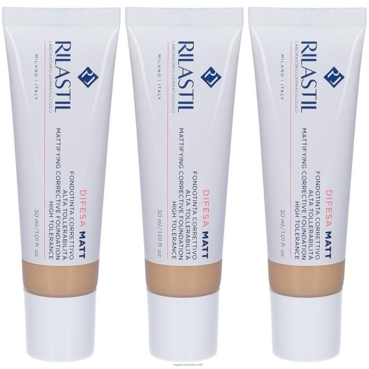Cerca Offerte di rilastil® difesa matt fondotinta correttivo tonalitá 03 3x30 ml e acquista online