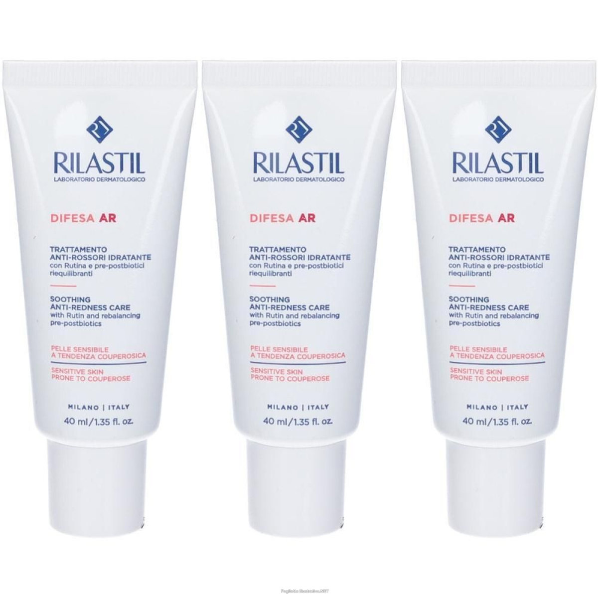 Cerca Offerte di rilastil® difesa trattamento anti rossori idratante 3x40 ml crema e acquista online