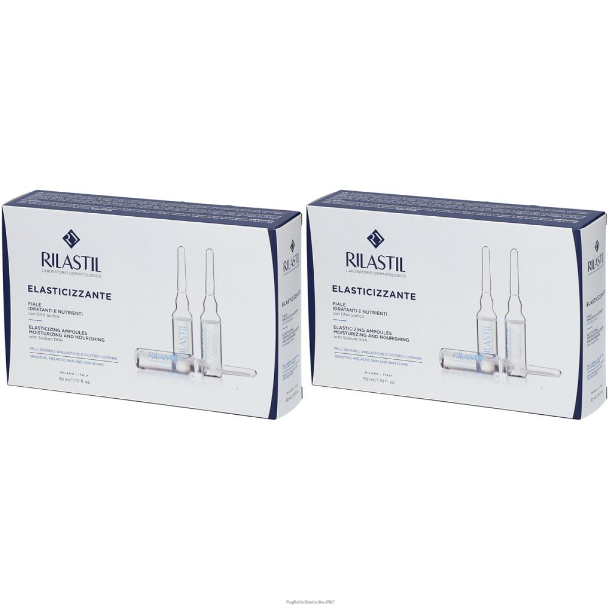 Cerca Offerte di rilastil® elasticizzante fiale set da 2 2x10x5 ml soluzione e acquista online