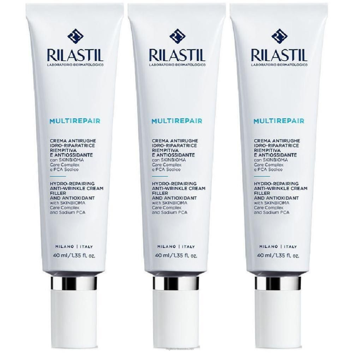 Cerca Offerte di rilastil® multirepair crema antirughe idroriparatrice 3x40 ml e acquista online