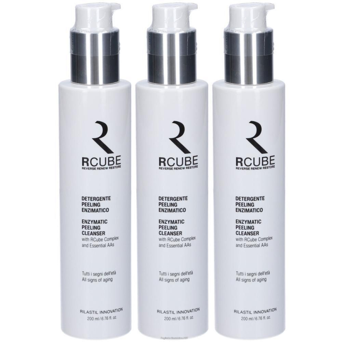 Cerca Offerte di rilastil rcube detergente peeling enzimatico 3x200 ml e acquista online