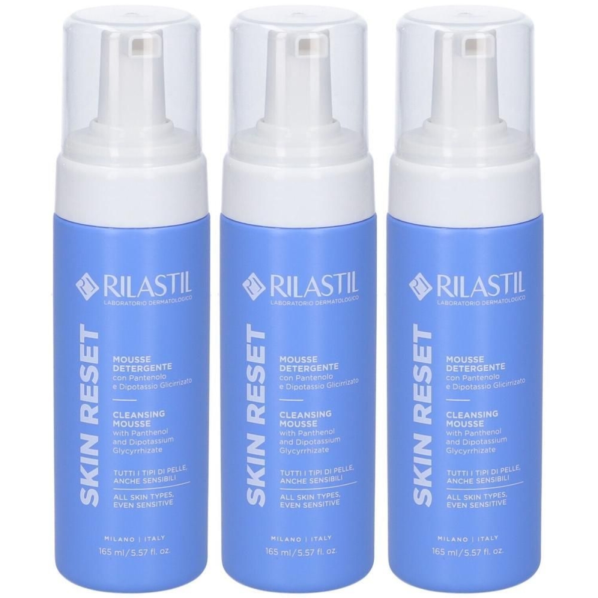 Cerca Offerte di Rilastil skin reset mousse detergente 3x165 ml e acquista online