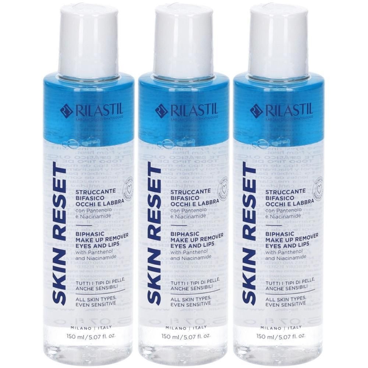 Cerca Offerte di Rilastil skin reset struccante bifasico 3x150 ml e acquista online