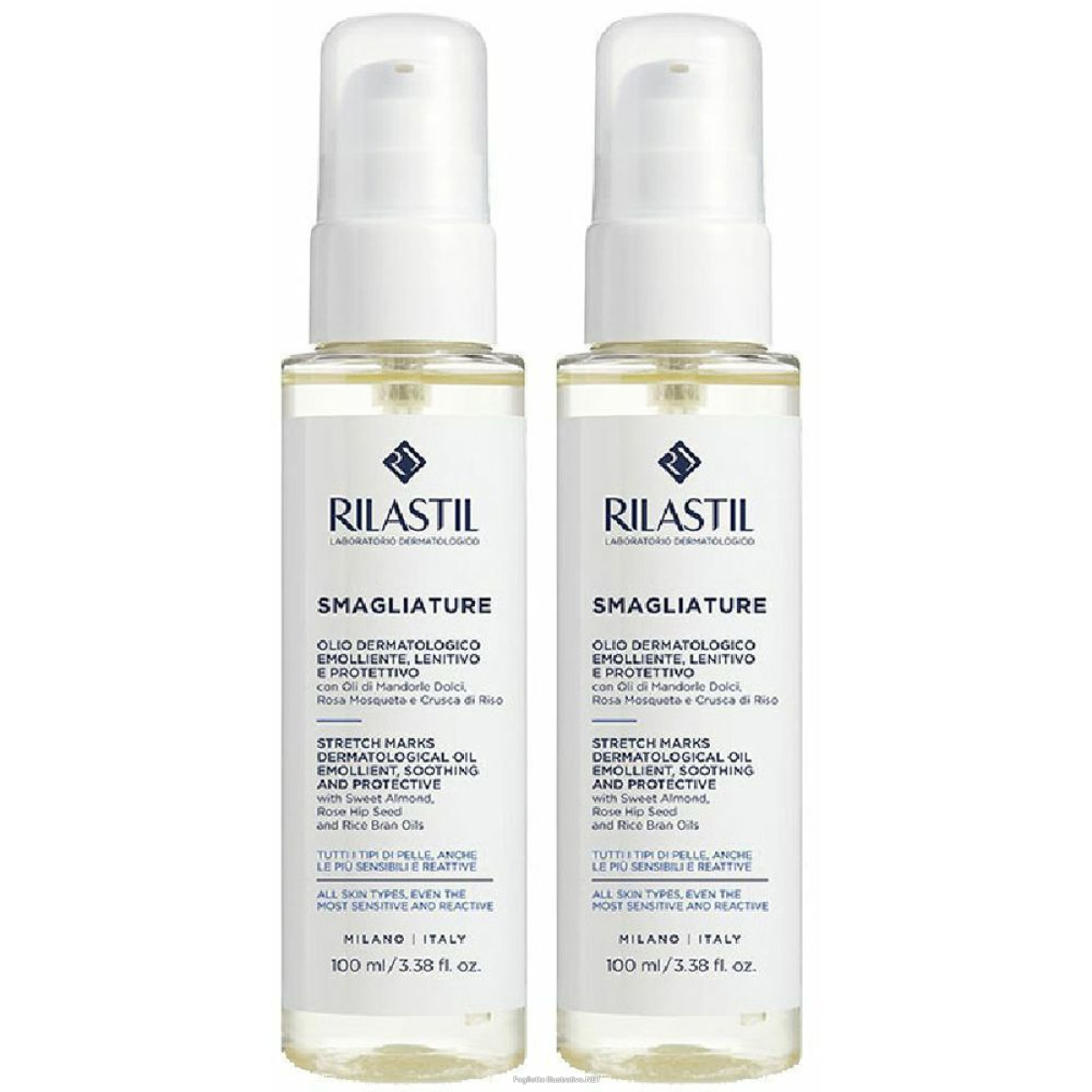 Cerca Offerte di rilastil® smagliature olio dermatologico set da 2 2x100 ml per la e acquista online