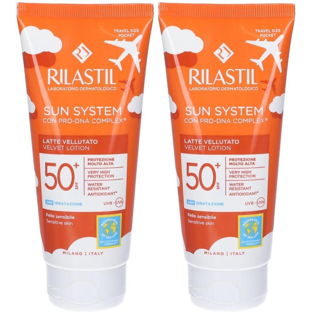 Cerca Offerte di rilastil® sun system leche velluto spf50+ 2x100 ml e acquista online